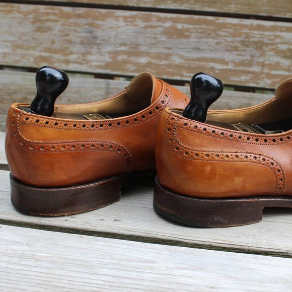 Early 90s Church's for Dack's Tan Monk Strap, Men's 10 Wide US, Made in England - Picture 7 of 12